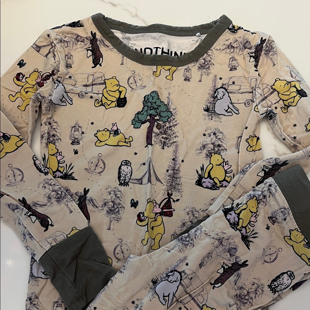 Charming Cartoon Print Kids Pajama Set